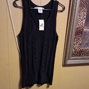 Max Studio Black V-Neck Sweater